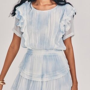 LoveShakeFancy Natasha Dress - Bedroom Blue Hand Dye (M)